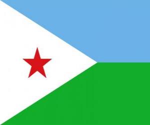 yapboz Cibuti bayrağı